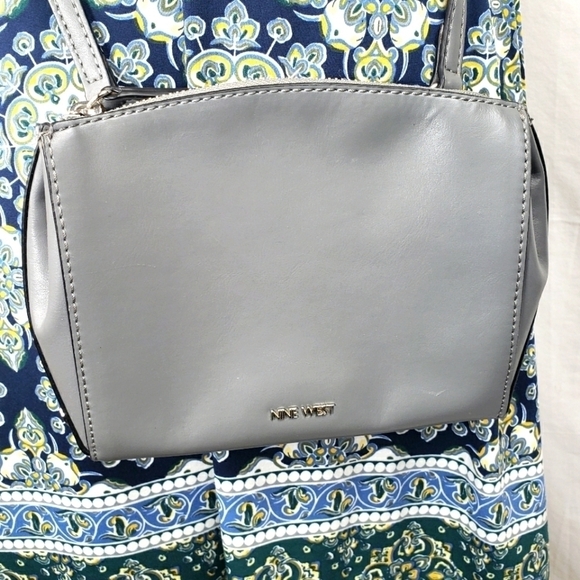 Nine West Gray Crossbody Small Purse - Picture 1 of 8